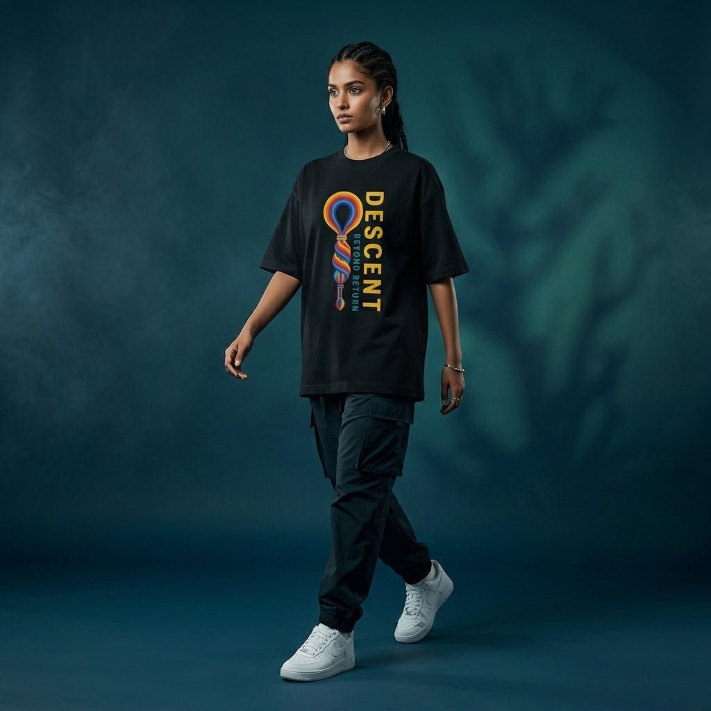 DESCENT Oversized T-Shirt | Premium Streetwear