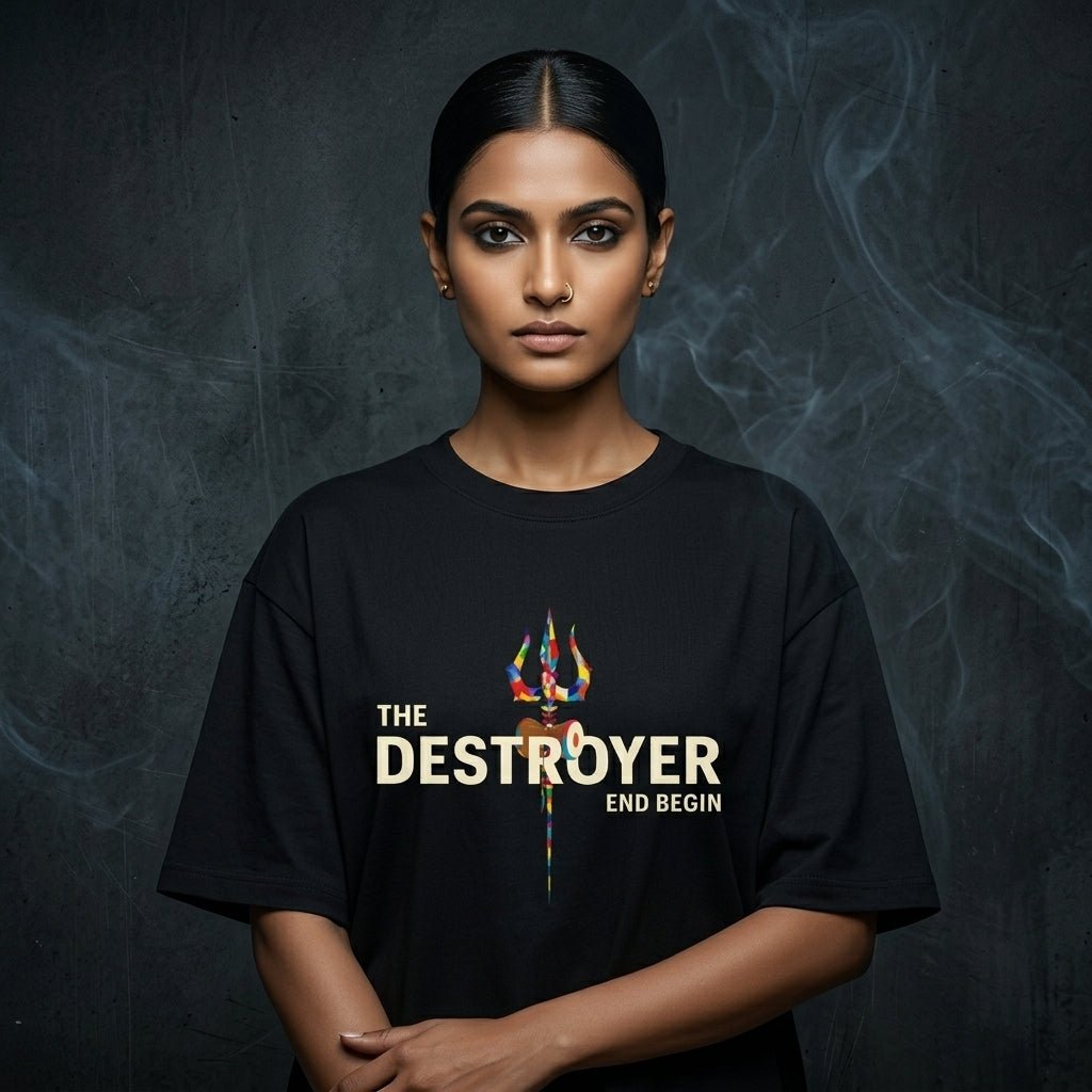 THE DESTROYER Oversized T-Shirt | Premium Streetwear