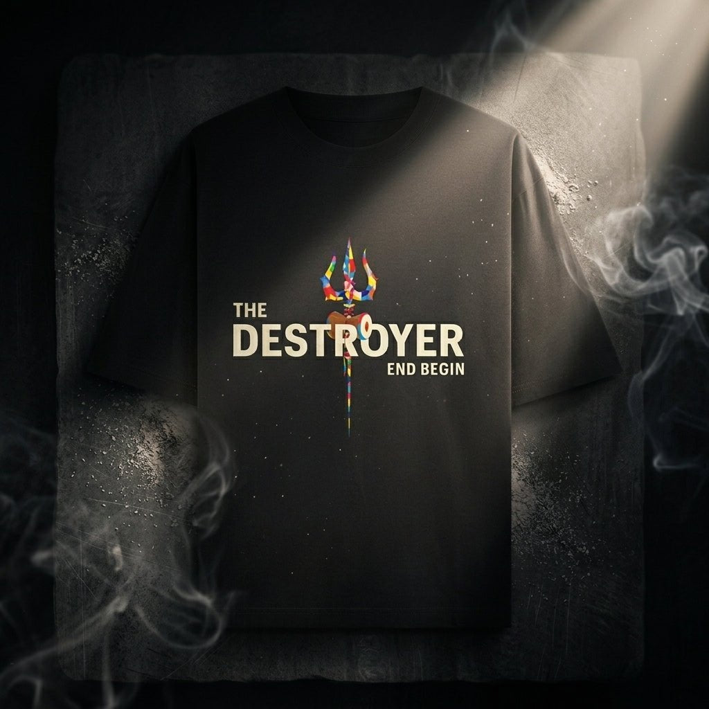 THE DESTROYER Oversized T-Shirt | Premium Streetwear