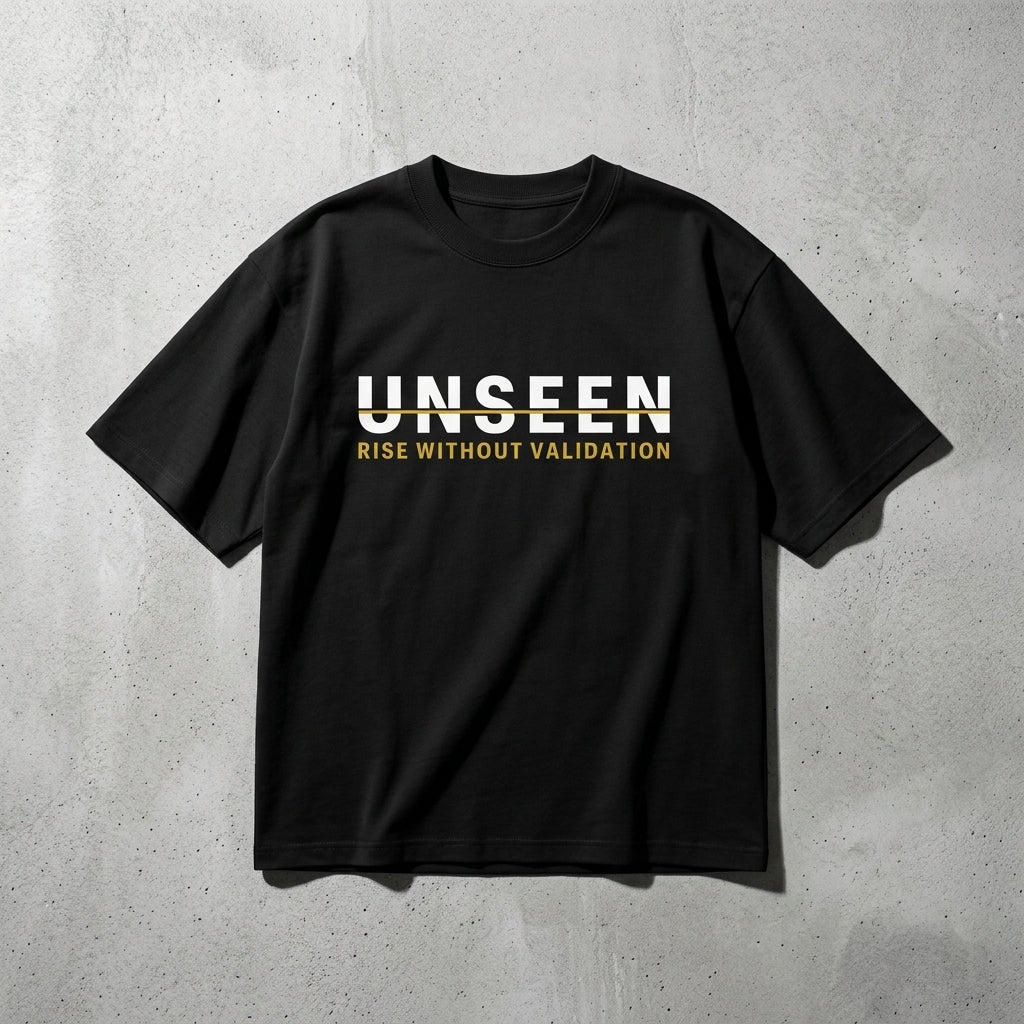 UNSEEN Oversized T-Shirt | Vibzy Fit